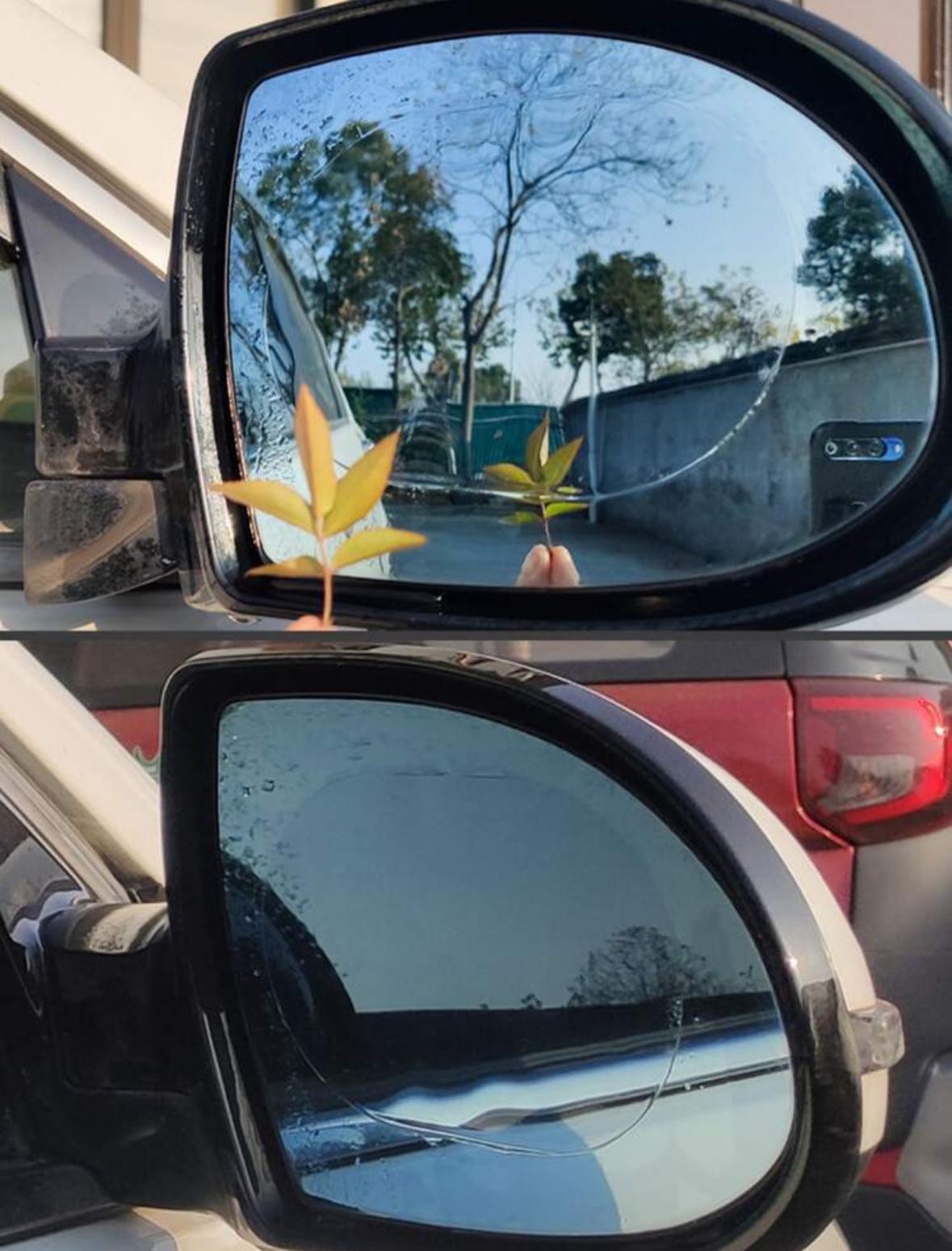 2 pièces Film de rétroviseur de voiture étanche