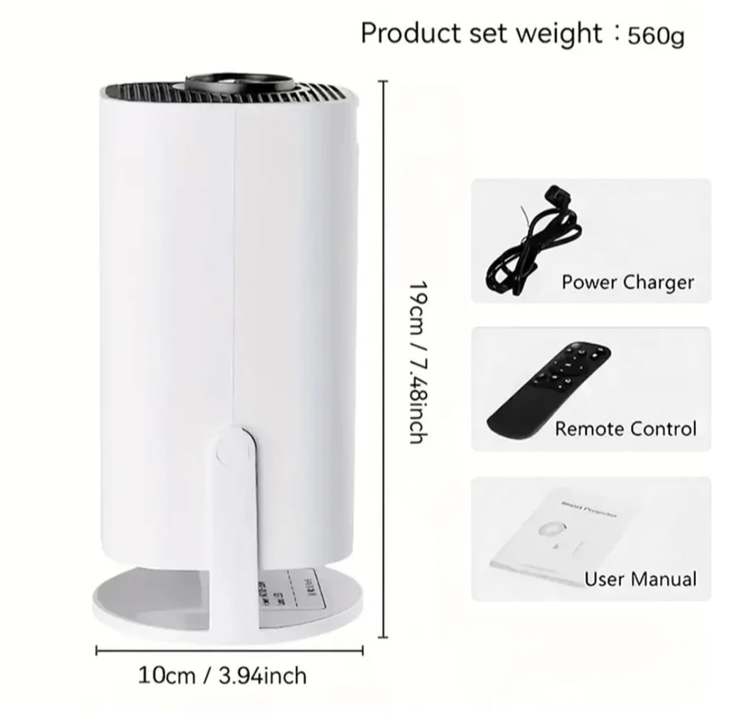 Mini Projecteur Sans Fil – Haute Définition 1080p