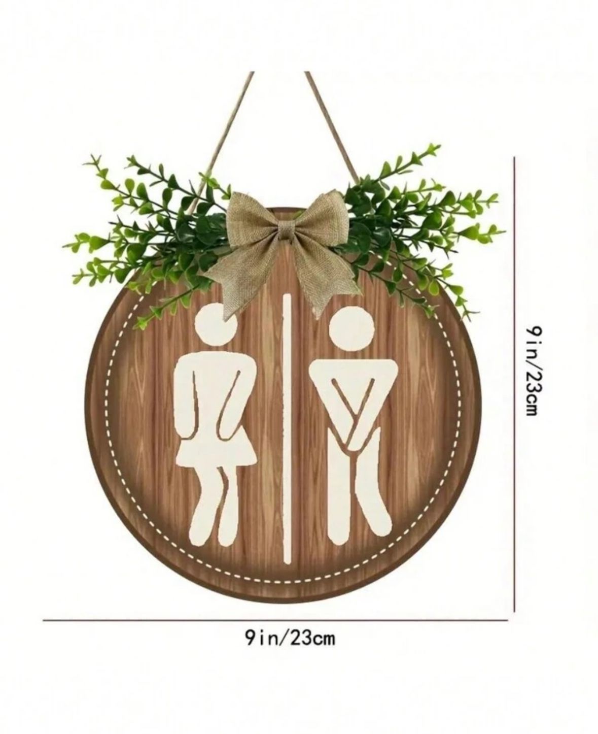 1 Pièce Panneau de toilette en bois