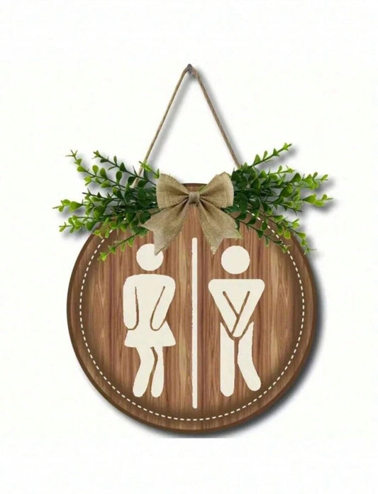 1 Pièce Panneau de toilette en bois