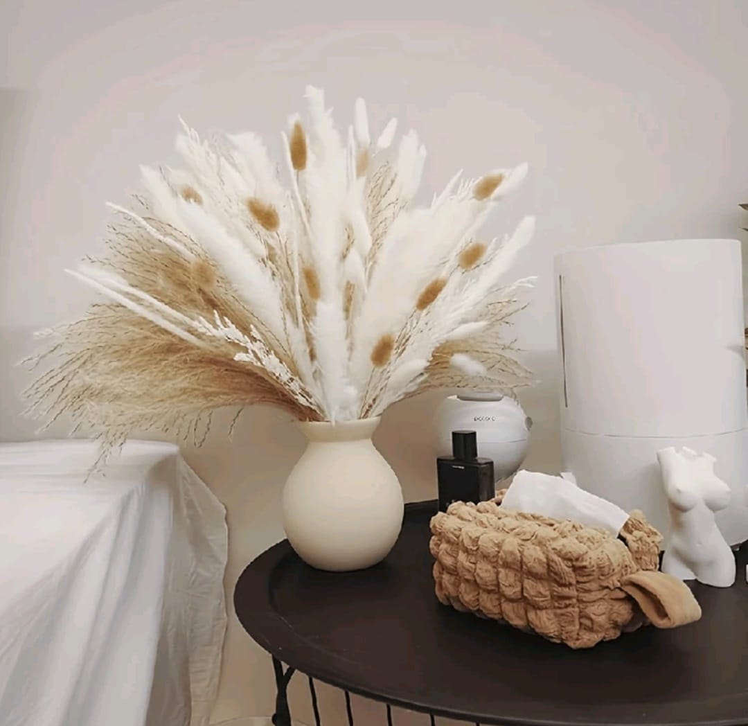50 pièces, Bouquet de décoration en herbe de pampas