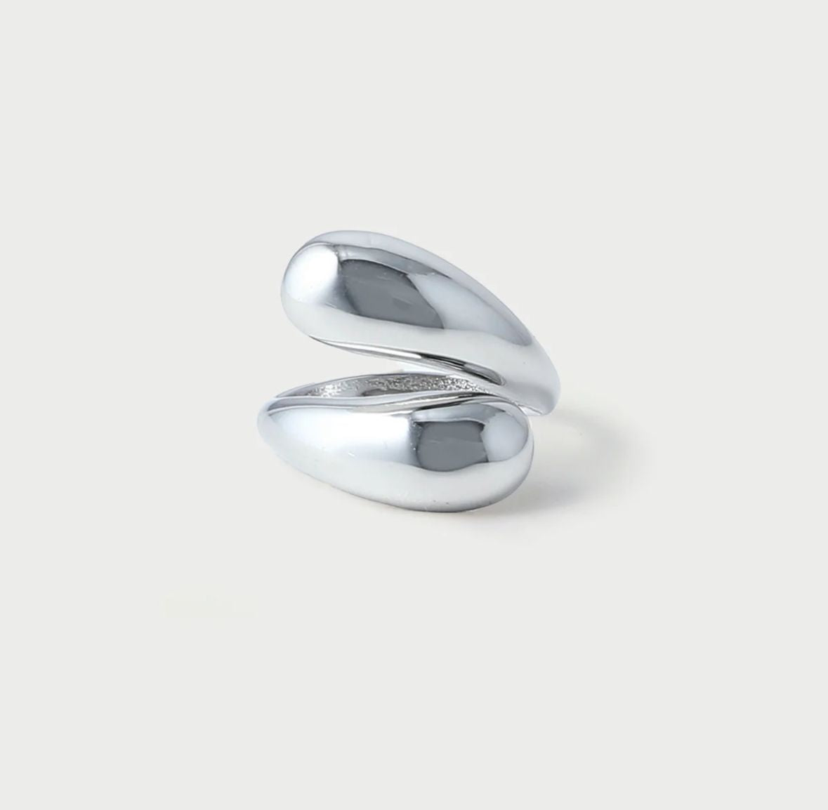 Bague Goutte d'eau Ouvert