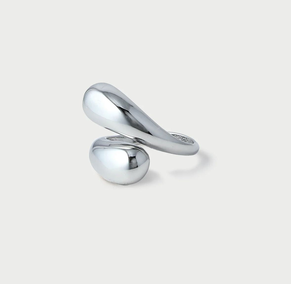 Bague Goutte d'eau Ouvert