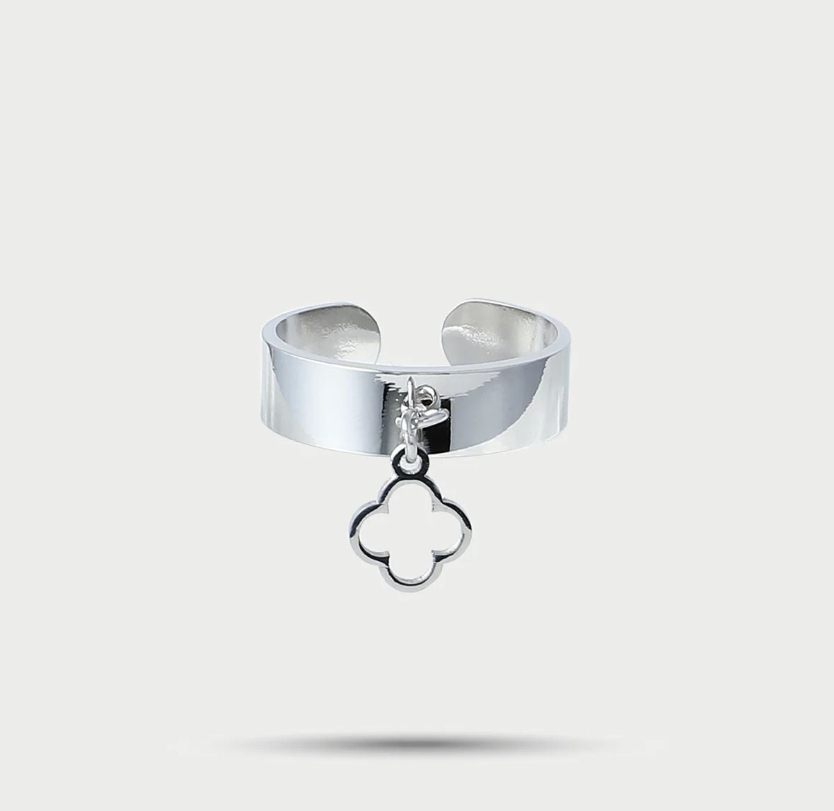 Bague breloque Trèfle