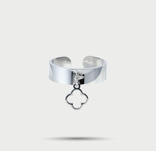 Bague breloque Trèfle