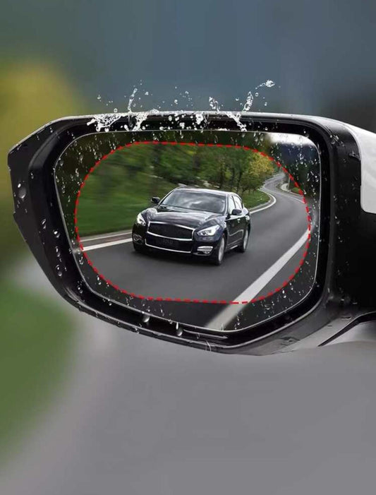 2 pièces Film de rétroviseur de voiture étanche